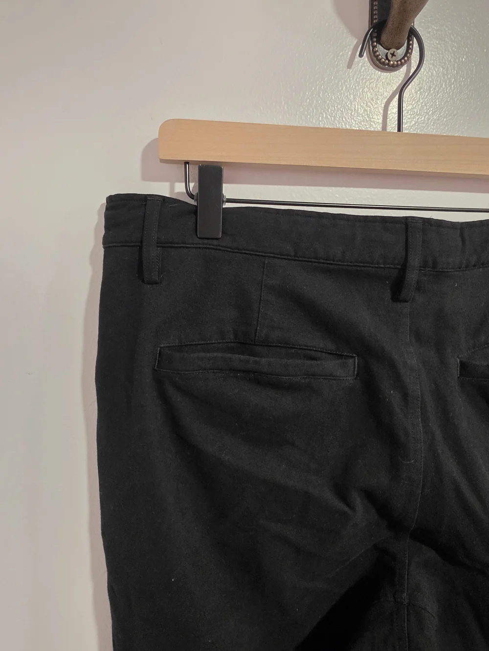 Good Man Brand Black Cotton Blend Forward 5-Pocket Flex Pro Jersey Pant Large